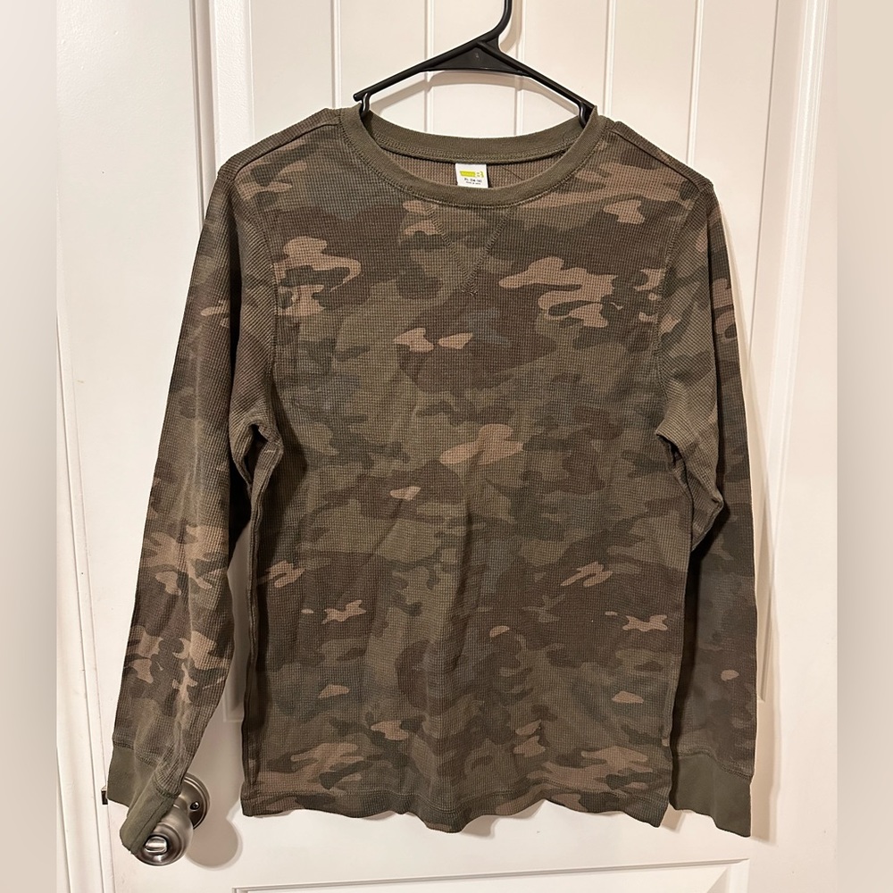 Crazy 8 Boys Camo Thermal Long Sleeve T-shirt